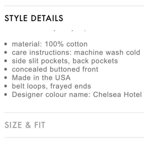 GRLFRND Helena Embroidered Button Fly Cropped Jeans Chelsea Hotel sz.25 - Picture 9 of 10